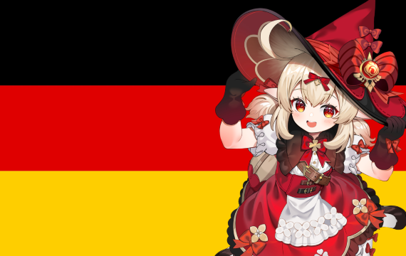 Klee German Discord sticker