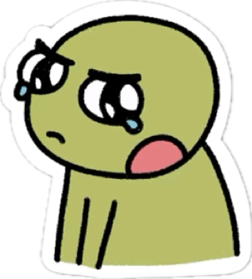 frog youhateme Discord sticker