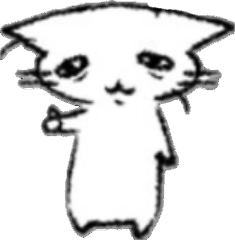 kitty sad thumbsup Discord sticker