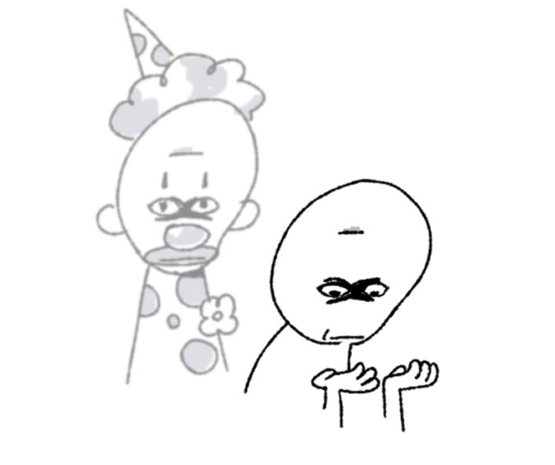 clown Discord sticker