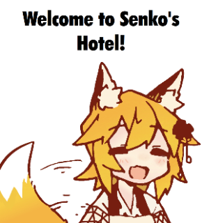 Welcome to Senko's Hotel! Discord sticker