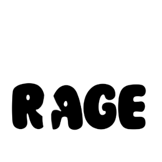 smells like rage bait Discord sticker