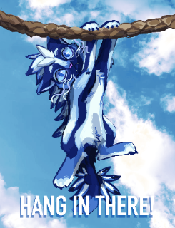 Lòuie Hang In There Discord sticker