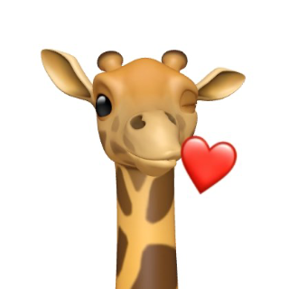 love shaina giraffe  Discord sticker