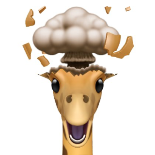 mindblow shaina giraffe  Discord sticker