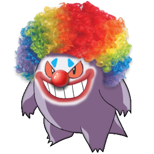 Gengar The Clown Discord sticker
