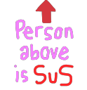 sus Discord sticker