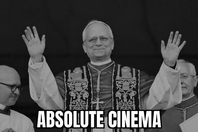 Pope Leo XIV (absolute cinema) Discord sticker