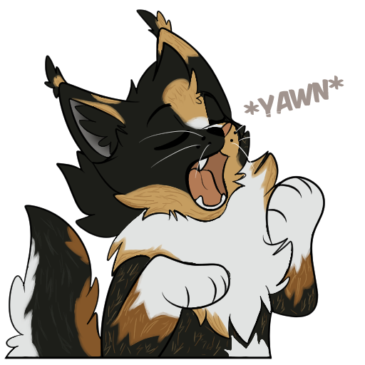 Fiona Yawn Discord sticker