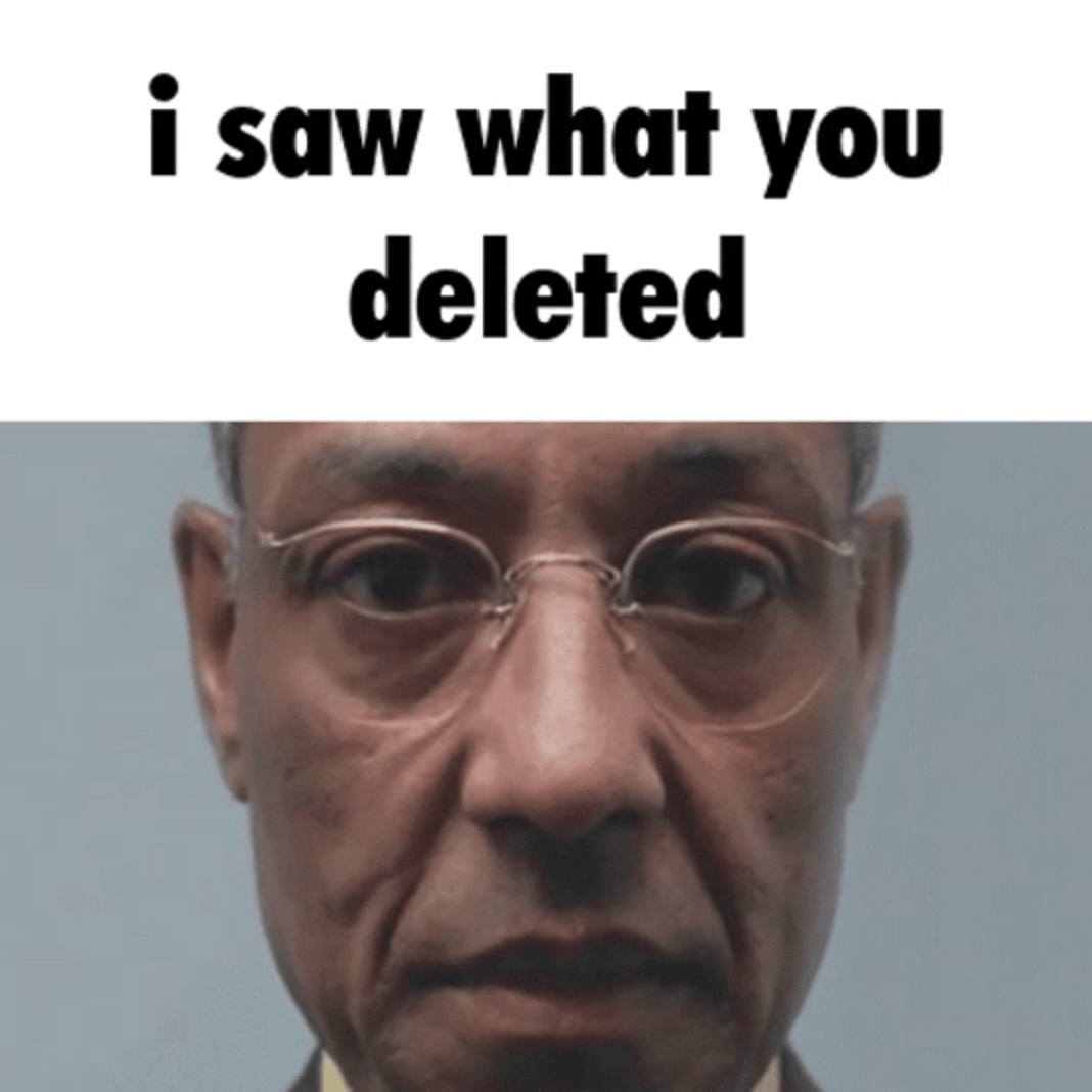 i saw what you deleted Discord sticker