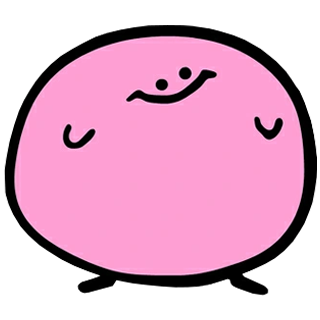 kirbo smile Discord sticker