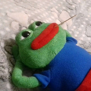 Pepe chillin Discord sticker