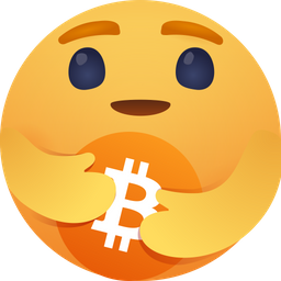 Bitcoin Hug Discord sticker