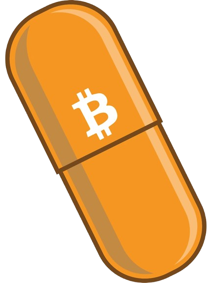 Orange Pill Discord sticker