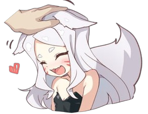 Shiro pat Discord sticker