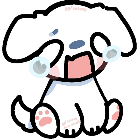 goober cry sad puppy NF2U Discord sticker