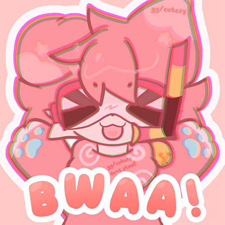 pink bwaa NF2U Discord sticker