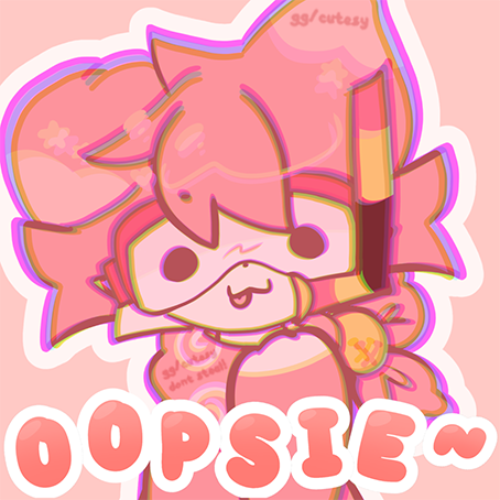 pink oopsie NF2U Discord sticker