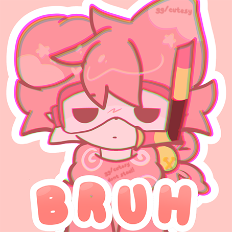 pink bruh NF2U Discord sticker