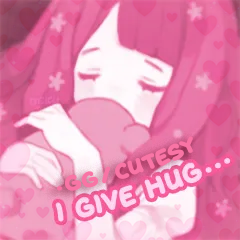 hug DONTSTEAL Discord sticker