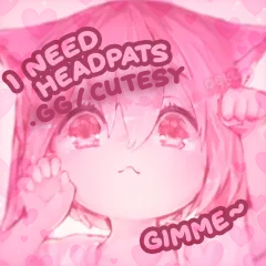 headpats DONTSTEAL Discord sticker