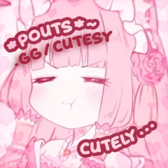 pout DONTSTEAL Discord sticker
