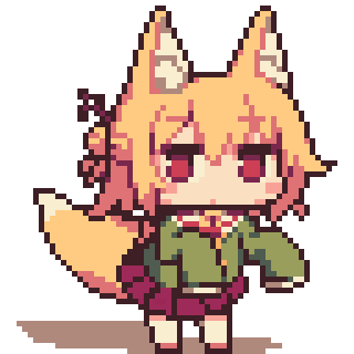 cute dance fox tail waggy Discord sticker