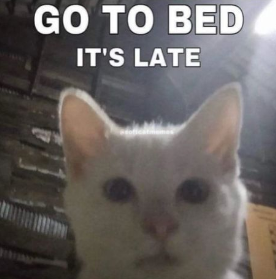 Go to Bed Discord sticker