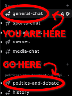 Politics And Debate Discord sticker