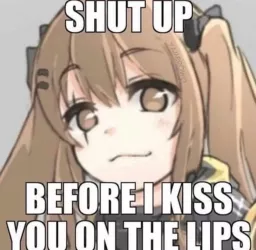 shut up Discord sticker