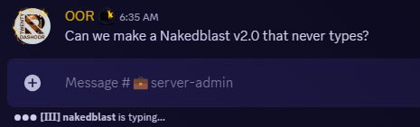 Nakedblast v2.0 Discord sticker