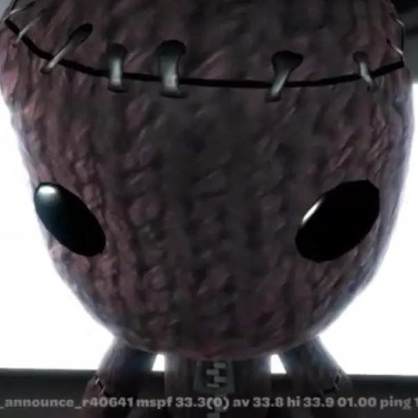 Sackboy Stare Discord sticker