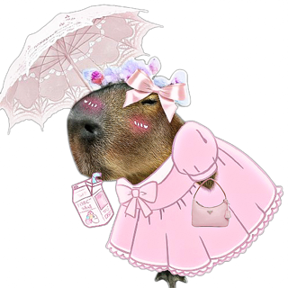 capy queen | dti ribbons