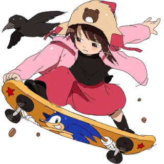lain skate Discord sticker