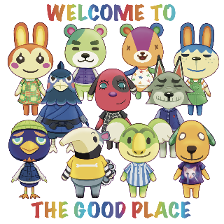Welcome to The Good Place Discord sticker