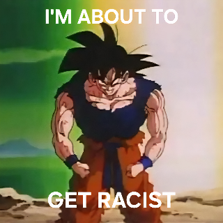 I'M ABOUT TO GET RACIST
