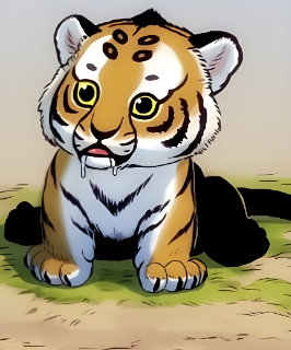 cute_tiger Discord sticker