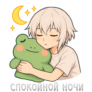 СПОКОЙНОЙ НОЧИ Discord sticker