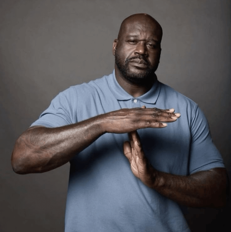 Shaqtimeout Discord sticker