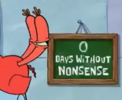 0 Days Without Nonsense Discord sticker