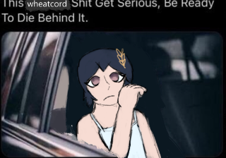 ts wheatcord shit get serious Discord sticker