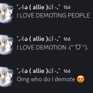 Demotion