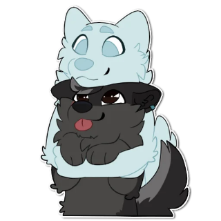 Hug Blep /fluffy Discord sticker
