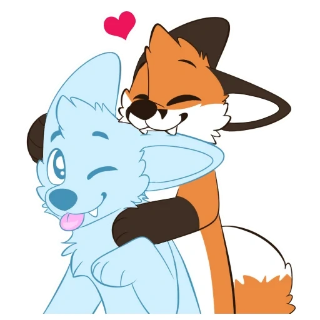 Hug Nom /fluffy Discord sticker