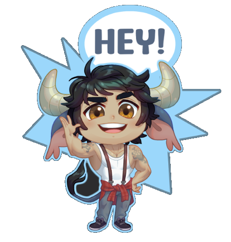 Garret-Hey! Discord sticker