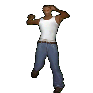Dancing CJ Discord sticker