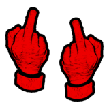 Flip The Bird Discord sticker