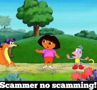 scammer no scamming! Discord sticker