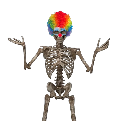 Skeleton Clownsman