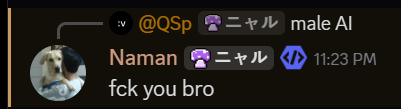 NAMAN SWEARING Discord sticker